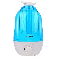 TD Design Ultrasonic Cool Mist Humidifier Whisper Quiet for Whole House  Waterless Auto Shut-off  33 Hours Mist  Two easy 360 Degree Mist Output - B01KWN4VWM
